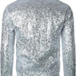 Men's Sequin Bomber Jacket – Zip Front