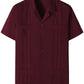 Men's Cotton Guayabera Shirt – Short Sleeve