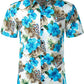 JOGAL A335 in BlueHibiscus, front view