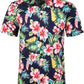 JOGAL A335 in NavyHibiscus, front view