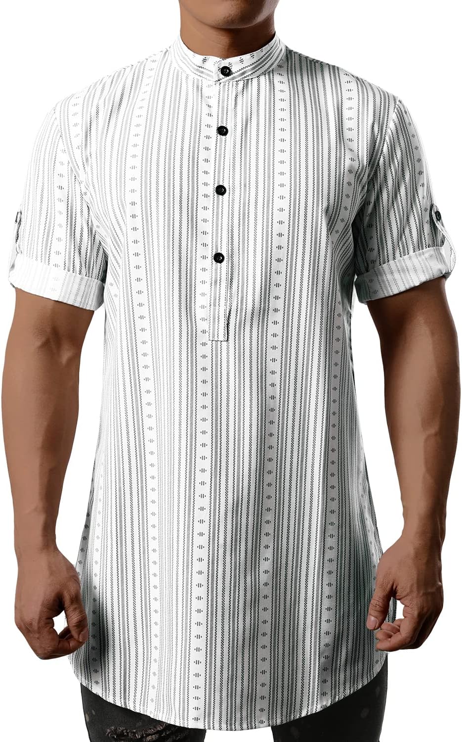 JOGAL A369 in WhiteStripe, front view