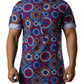 Men's Short Sleeve Dashiki Print Shirt