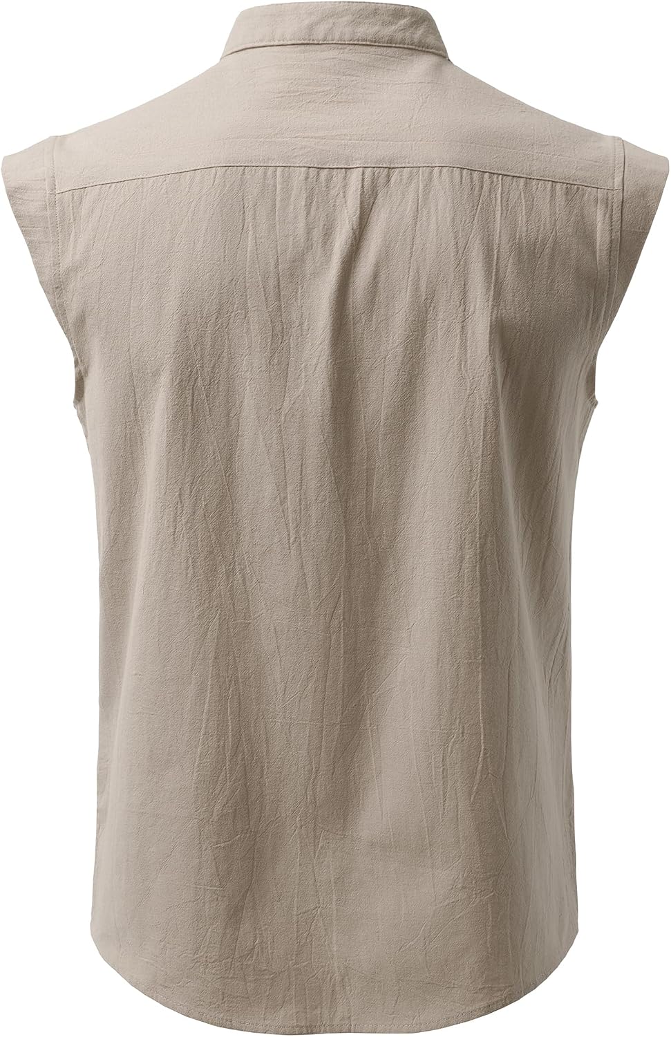 JOGAL A556 shirt in Beige, back view