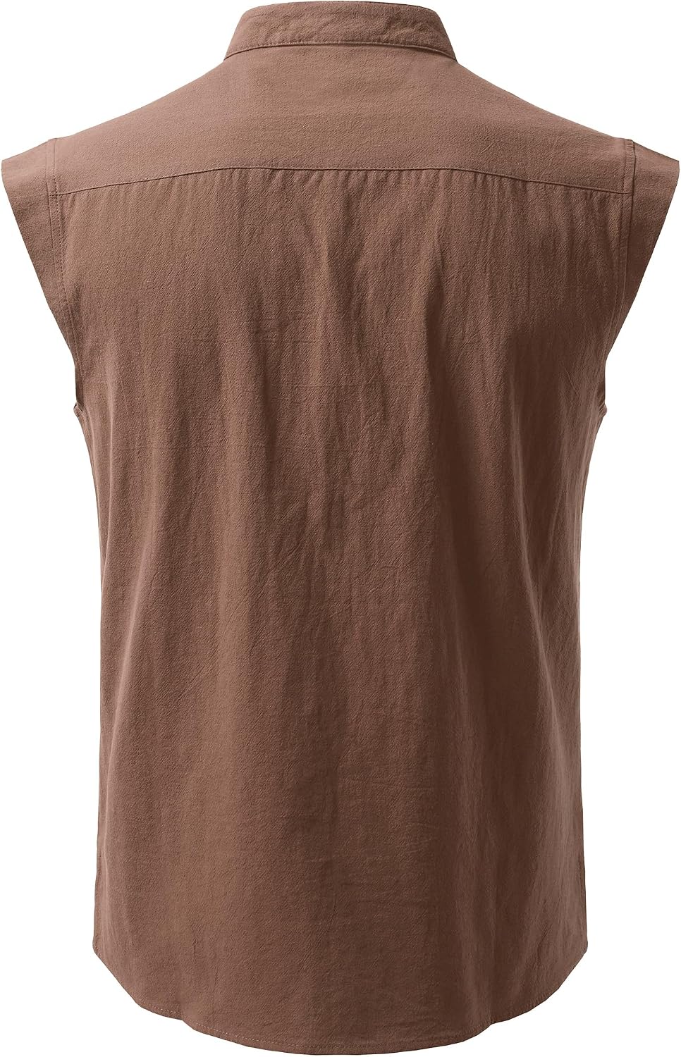 JOGAL A556 shirt in Brown, back view