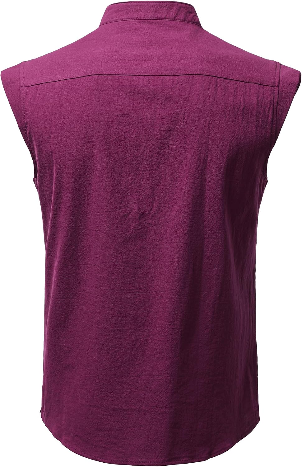 JOGAL A556 shirt in Burgundy, back view