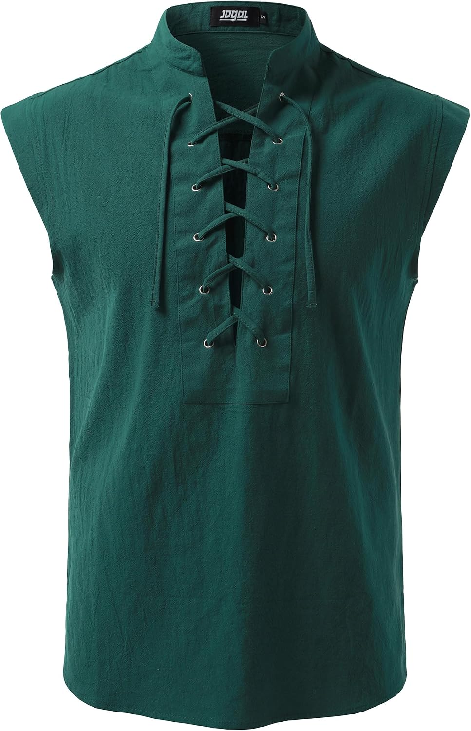 JOGAL A556 shirt in Deep Green, front view