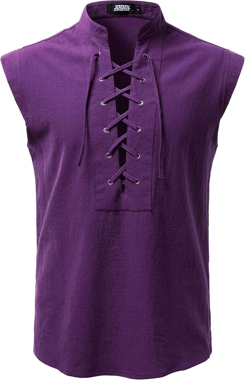 JOGAL A556 shirt in Deep Purple, front view