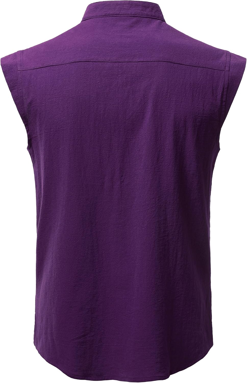 JOGAL A556 shirt in Deep Purple, back view