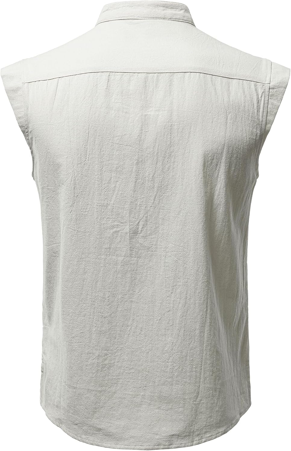 JOGAL A556 shirt in Grayish White, back view