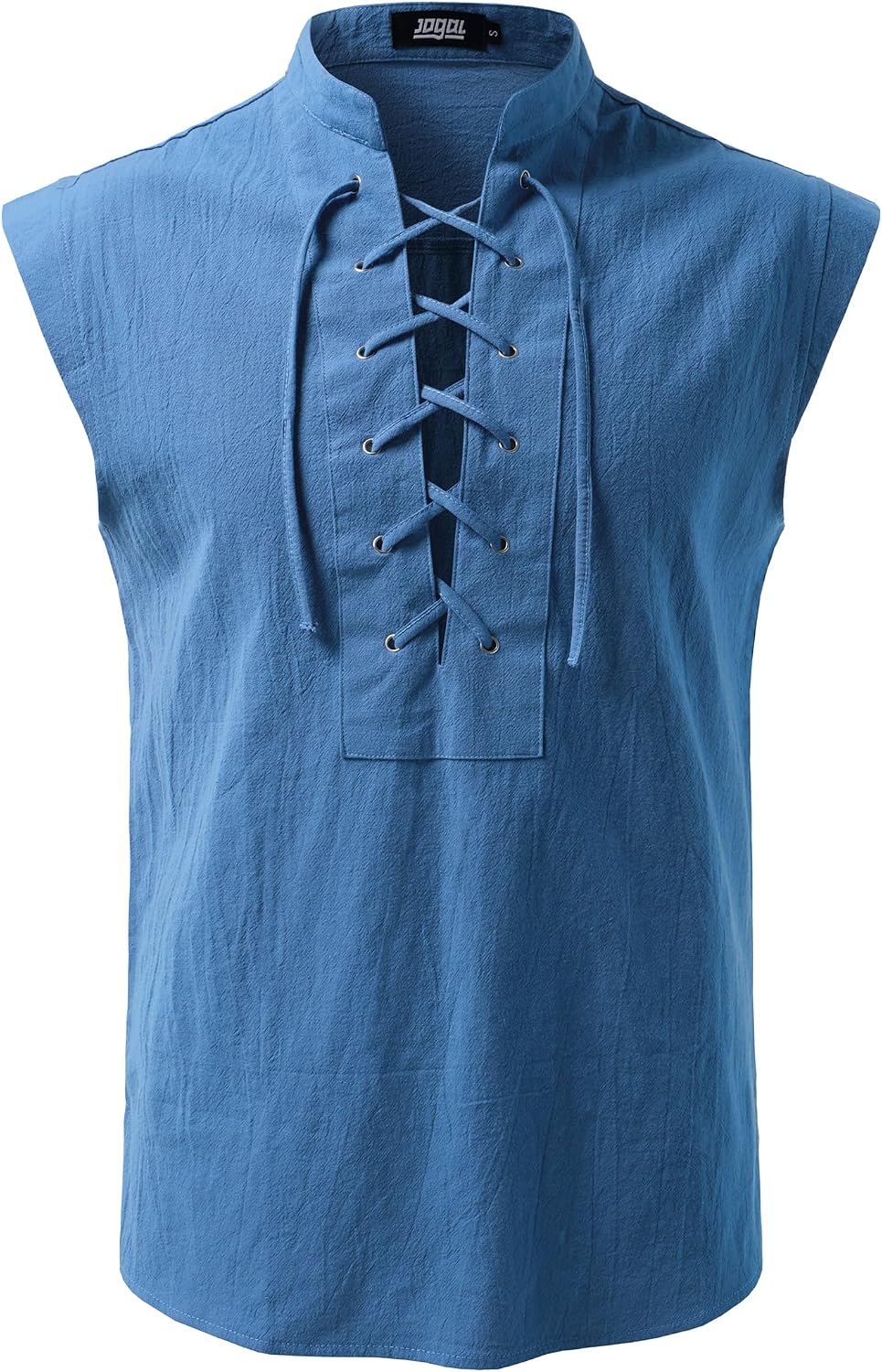 JOGAL A556 shirt in Light Blue, front view