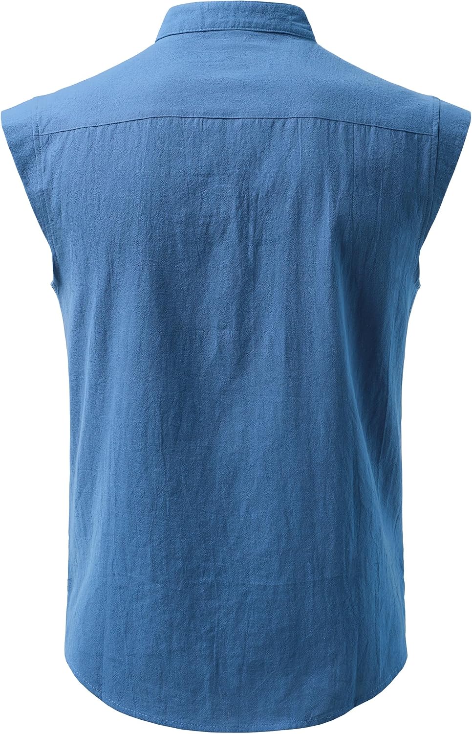 JOGAL A556 shirt in Light Blue, back view