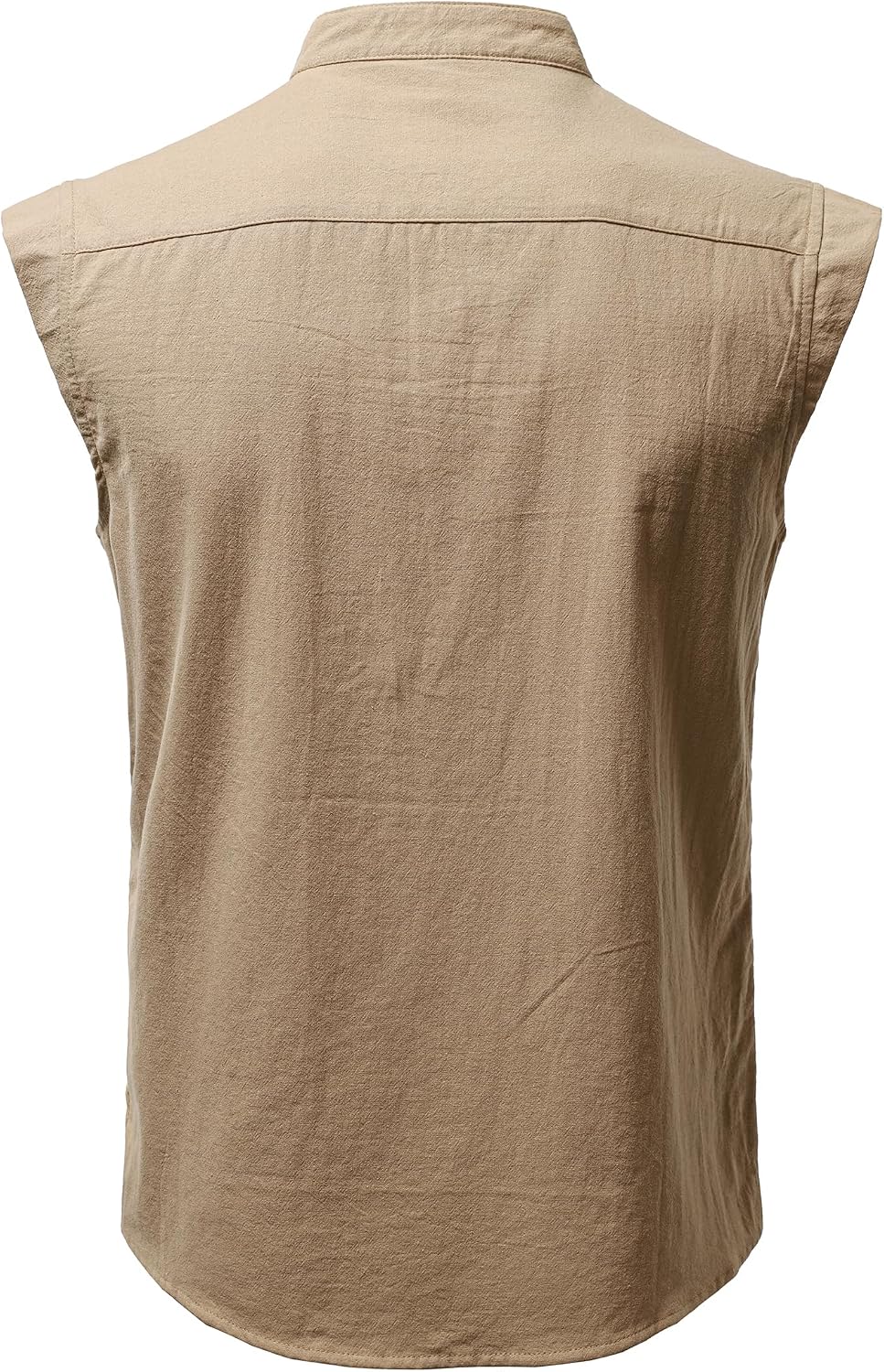 JOGAL A556 shirt in Light Brown, back view