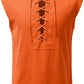 JOGAL A556 shirt in Pumpkin Orange, front view