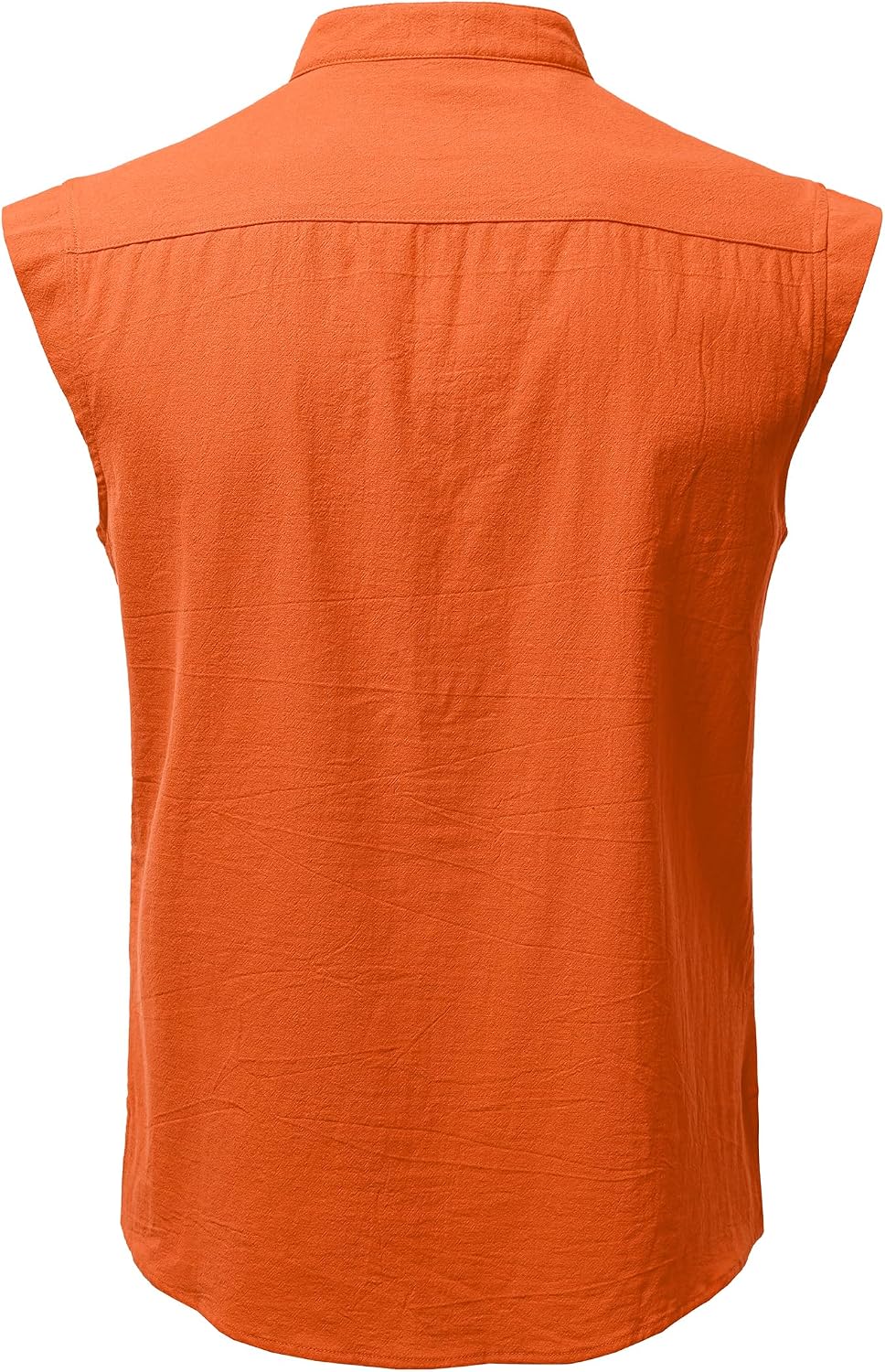 JOGAL A556 shirt in Pumpkin Orange, back view