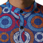 Men's Short Sleeve Dashiki Print Shirt