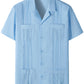 Men's Cotton Guayabera Shirt – Short Sleeve