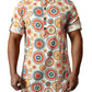 Men's Short Sleeve Dashiki Print Shirt