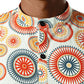 Men's Short Sleeve Dashiki Print Shirt