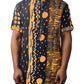 Men's Short Sleeve Dashiki Print Shirt