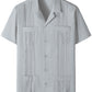 Men's Cotton Guayabera Shirt – Short Sleeve