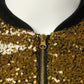 Men's Sequin Bomber Jacket – Zip Front