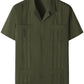 Men's Cotton Guayabera Shirt – Short Sleeve