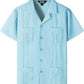 Boys' Cotton Guayabera Shirt – Four Pockets