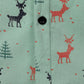 JOGAL A379 men's Christmas Print Long-Sleeve Button-Down Shirt, detail view