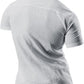 JOGAL A522 men's Short-Sleeve Muscle Fit Button-Down Dress Shirt in Lightgray, back view