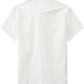 JOGAL Men's Short-Sleeve Work Shirt with Flap Pockets - White - back