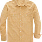 JOGAL A569 men's long sleeve button down work shirt in Ginger front view