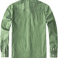 JOGAL A579 Men's Western Denim Long-Sleeve Pearl-Snap Shirt - Army Green - back