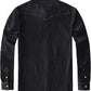 JOGAL A579 Men's Western Denim Long-Sleeve Pearl-Snap Shirt - Black Denim - back