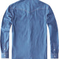 JOGAL A579 Men's Western Denim Long-Sleeve Pearl-Snap Shirt - Denim - back
