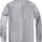 JOGAL A579 Men's Western Denim Long-Sleeve Pearl-Snap Shirt - Grey - back