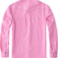 JOGAL A579 Men's Western Denim Long-Sleeve Pearl-Snap Shirt - Pink - back
