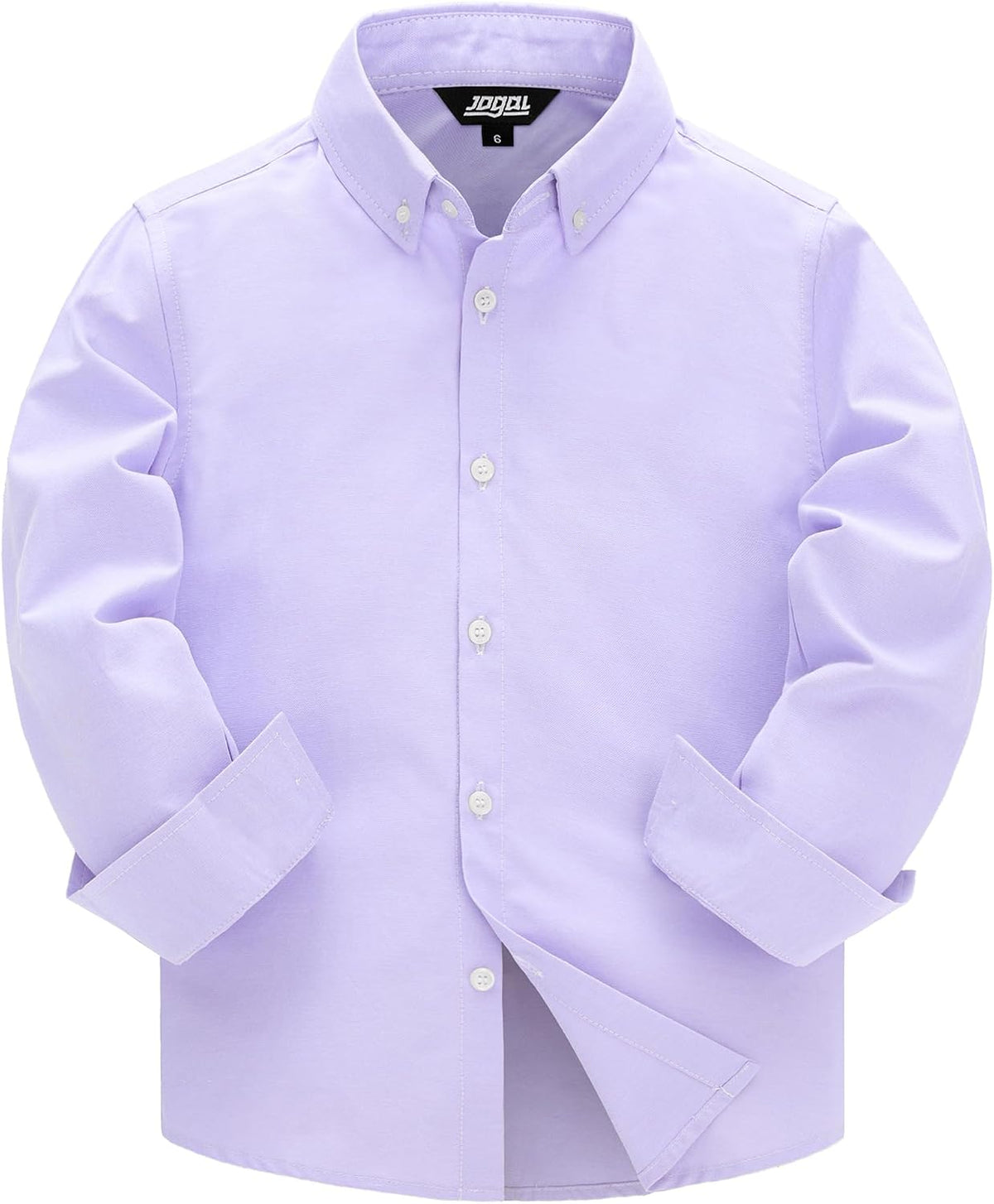 JOGAL C570 Boys' Oxford Long-Sleeve Dress Shirt - Lavender - front