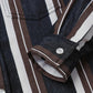 JOGAL C575 boys' Long-Sleeve Striped Western Pearl Snap Shirt, detail view