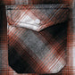 Boys' Western Plaid Long-Sleeve Pearl-Snap Shirt - Brown Red Black - shared-detail-2