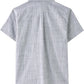 JOGAL C585 Boys' Cotton Chambray Short-Sleeve Shirt - Grey - back