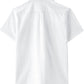 JOGAL C585 Boys' Cotton Chambray Short-Sleeve Shirt - White - back