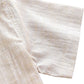 JOGAL C587 Boys Cotton Chambray Shirt - short sleeve cuff and seam detail (shown in Khaki)