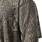 JOGAL WG07 men's mesh open front cardigan short sleeve seam detail