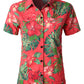 Women's Floral Hawaiian Shirt – Slim Fit