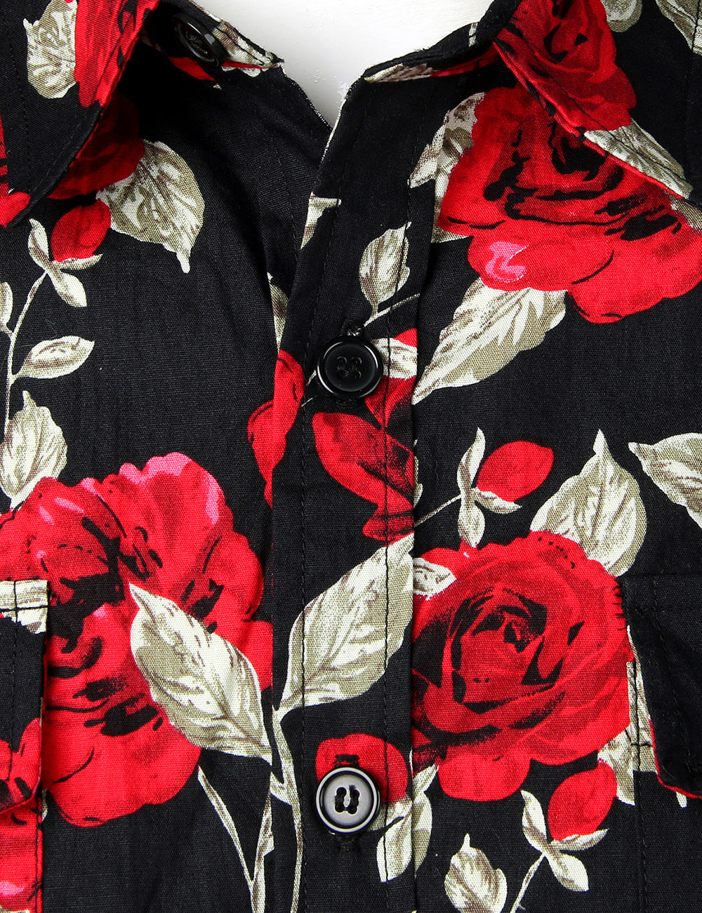 JOGAL Men's Sleeveless Flower Casual Button Down Hawaiian Shirt
